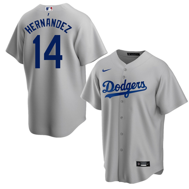 Nike Men #14 Enrique Hernandez Los Angeles Dodgers Baseball Jerseys Sale-Alternate